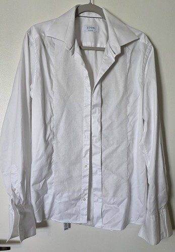Eton men tuxedo shirt white - men's,